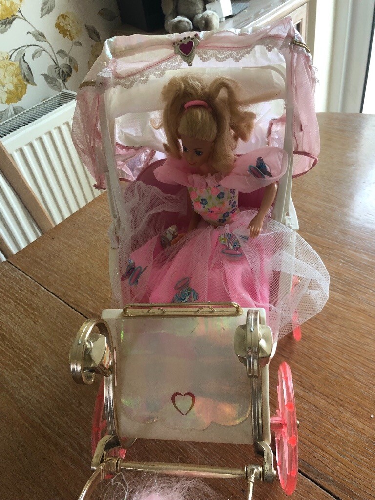 vintage barbie horse and carriage